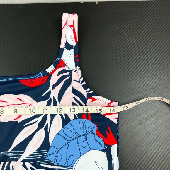 Columbia Womens PFG Freezer III Tank Dress Size Medium Outdoor Sleeveless Floral - Picture 3 of 8